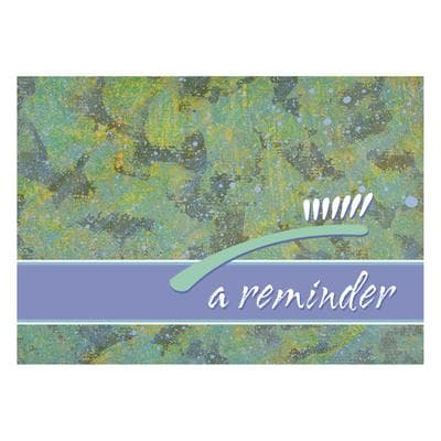 Dental Best Sellers Personalized Postcards, 100/Pkg - A Reminder Toothbrush, 6" W x 4-1/4" H - Dental Best Sellers Personalized Postcards, 100/Pkg - A Reminder Toothbrush, 6" W x 4-1/4" H - Image 1