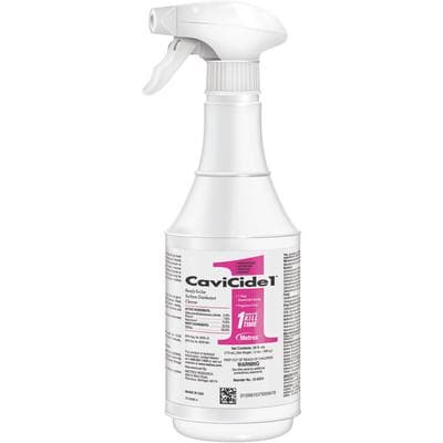 CaviCide1™ Surface Disinfectant Spray, 24 oz Bottle, Ready-to-Use, Low Alcohol, Fragrance-Free, EPA List N, 13-5024 thumbnail 6