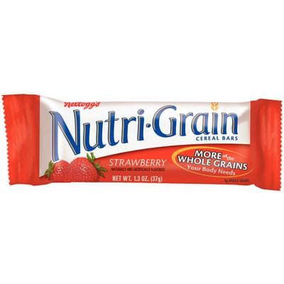 Kellogg's Nutri-Grain Strawberry Cereal Bars, 1.3 oz, 16/Bx thumbnail 2