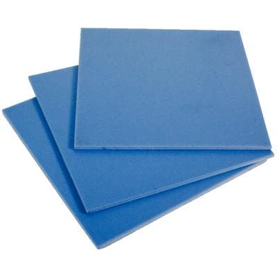 Buffalo Dental Tray Material, Blue, 5" x 5" x 0.125" (3.2mm), 25 Sheets/Pkg thumbnail 4