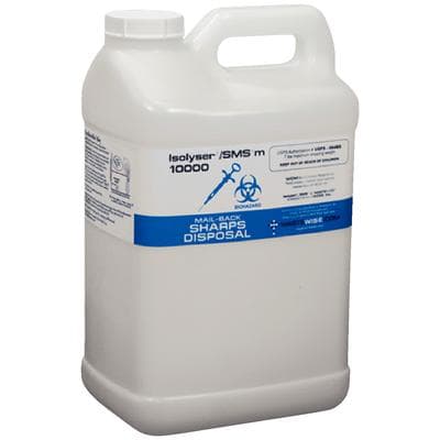 Isolyser/SMSm 10000 Sharps Mail-Back Disposal System, 10 Liter, SMS10000M thumbnail 7