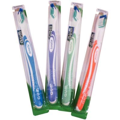 GUM Super Tip Toothbrush, Sensitive, Ultra-Soft Bristles, Full Head, Adult, 12/Pk, 464PG thumbnail 15