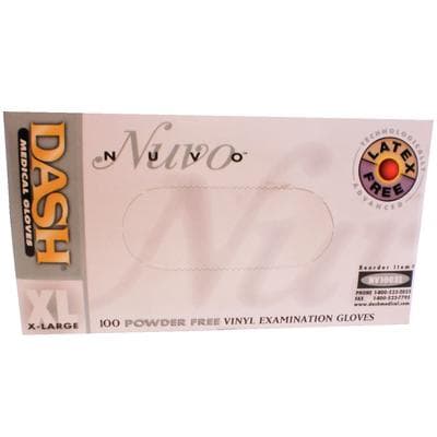 Nuvo™ Powder Free Vinyl Exam Gloves, Extra Large, White, Ambidextrous, Non-Sterile, 100/Box, NV100XL thumbnail 16