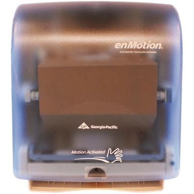 enMotion® Wall Mount Automated Touchless Towel Dispenser, Splash Blue, 14.8" W x 16-3/4" H x 9-3/4" D, UL Listed - enMotion® Wall Mount Automated Touchless Towel Dispenser - Splash Blue Color - Image 1