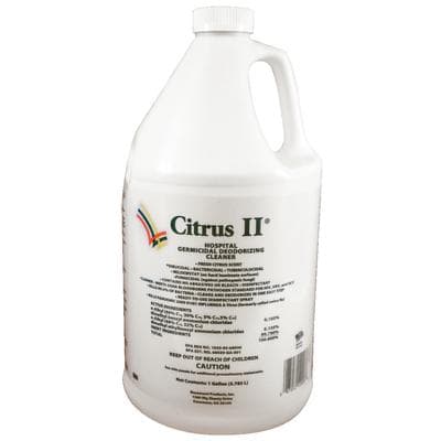 Citrus II Germicidal Deodorizing Cleaner, Fresh Citrus Scent, 1 Gallon Bottle, 633712928 thumbnail 10