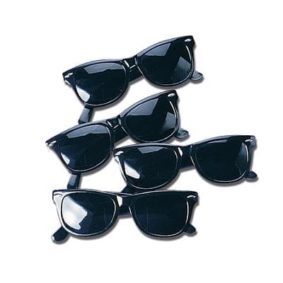 Patterson Office Supplies Black Sunglasses, 5-1/2" W x 1-3/4" H x 6" D, 12/Box - Sunglasses – Black, 5-1/2 W x 1-3/4 H x 6 D, 12/Box - Sunglasses – Black, 5-1/2 W x 1-3/4 H x 6 D, 12/Box - Image 1