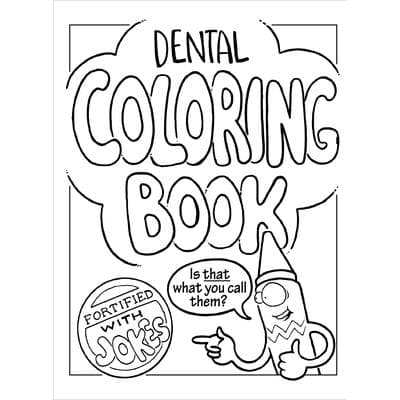 Dental Coloring Book, 8-1/2" W x 11" H, 25/Pkg - Dental Coloring Book , 8-1/2 W x 11 H, 25/Pkg - Dental Coloring Book – 8 1/2" W x 11" H, 25/Pkg - Image 1