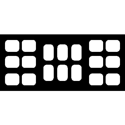 TPC Advanced Technology Clear Pocket X-Ray Film Mount, 18 Windows (12H/6V), Size 2, 100/Box, CP12H6V thumbnail 6