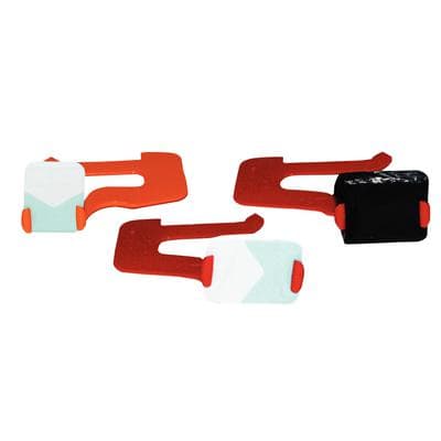 1shot® Film and Sensor Holders, Size 2, Bitewing, Horizontal/Vertical, Orange/Red, Autoclavable, 8/Pkg thumbnail 2