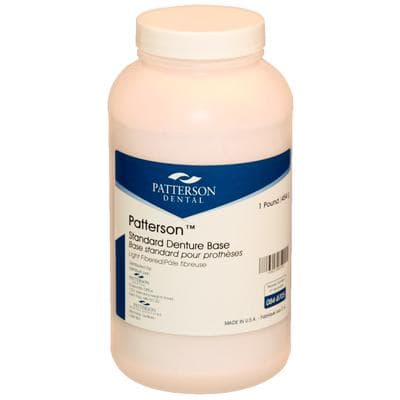 Patterson® Standard Denture Base Powder, Light Fibered, 1 lb - Patterson® Standard Denture Base Powder - Powder, Light Fibered, 1 lb - Image 1