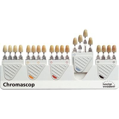 Ivoclar Vivadent Chromascop Shade Guide with Bleach, Universal, 20 Color + 4 Bleach Shades, 529479 thumbnail 15