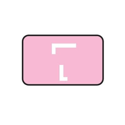 Smead® Alpha-Z™ Compatible Individual Roll Label, Letter L, 1-5/8" W x 1" H, Lavender, 250/Roll - Smead® Alpha-Z™ Compatible Individual Roll Label, 1-5/8" W x 1" H, 250/Roll - L, Lavender - Image 1
