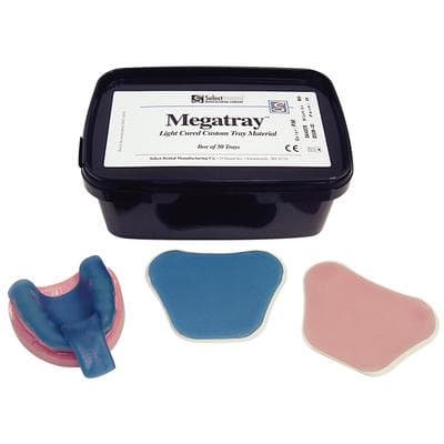 Megatray Light Cure Tray Material, 2 mm, Blue, 50/Box, 400-1050 thumbnail 4