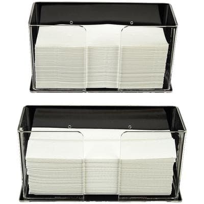 Plasdent C-Fold Towel Holder, Clear Acrylic, 11-7/8"W x 5-3/4"H x 4-1/4"D, 1/Pk, 1206 thumbnail 16