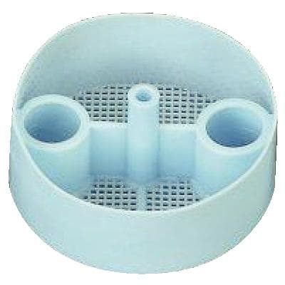 Plasdent Screen-4-Vac Disposable Evacuation Traps, Blue, 2-1/8" Diameter, for A-dec Plastic Canisters, 144/Box, #5501 thumbnail 4