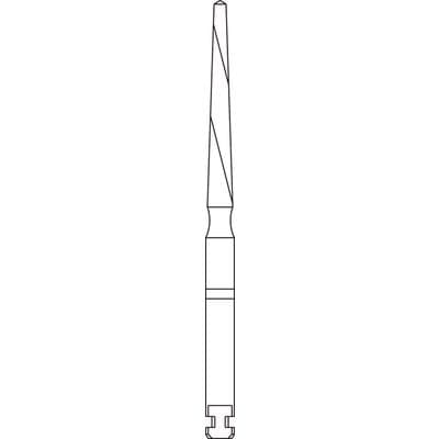 NTI Achromat Tapered Endodontic Drill, 0.9mm, Pack of 3, ER-T0.9 thumbnail 6