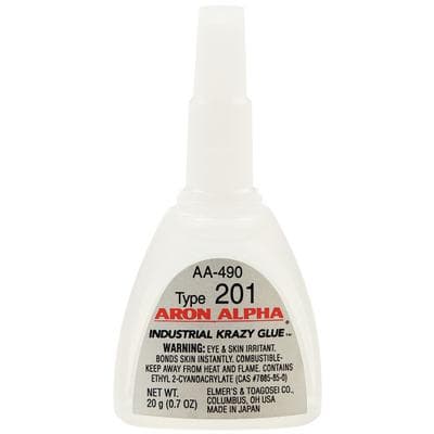 Aron Alpha® Instant Adhesives – Type 201, Light Viscosity, Clear, Fast Set, 20 g Bottle thumbnail 2