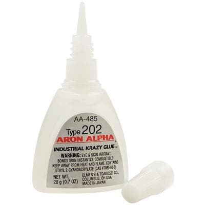 Aron Alpha® Instant Adhesives – Type 202, Medium Viscosity, Clear, Regular Set, 20 g Bottle thumbnail 5