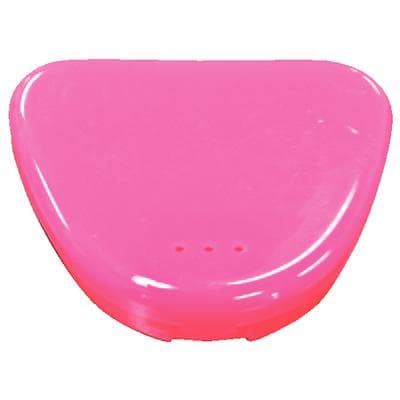 Plasdent Mini Dental Appliance Box, Neon Pink, Package of 12, 200MN-6NEW thumbnail 2