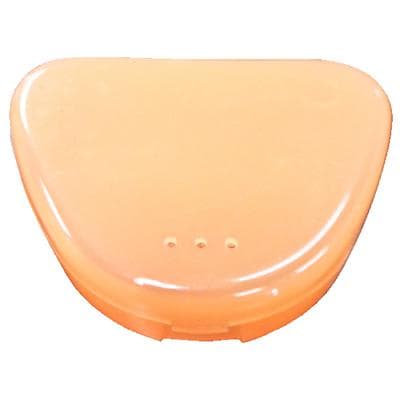 Plasdent Mini Dental Appliance Box, Neon Tangerine, 12/Pkg, 200MN-12 thumbnail 2