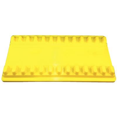 Plasdent Large Instrument Mat, Neon Yellow, 7-1/2" x 4", Holds 12 Instruments thumbnail 2