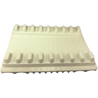 Plasdent Instrument Mat, Small, Beige, 5-3/16" x 4-1/8", Reversible, Holds 8 or 12 Instruments thumbnail 2