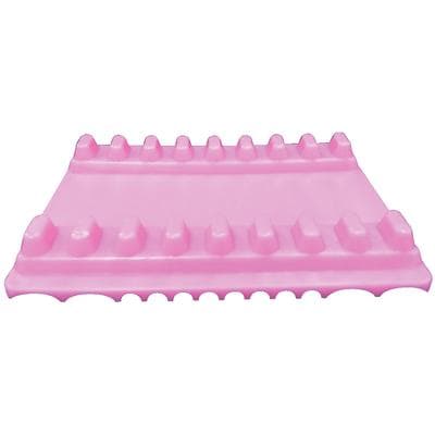 Plasdent Instrument Mat, Small, Neon Pink, Reversible, 5-3/16" x 4-1/8" - Instrument Mats, Small - Neon Pink - Image 1