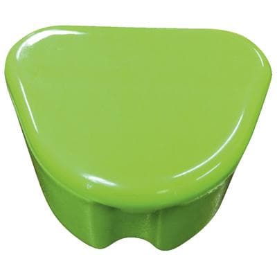 Plasdent Deep Dish Retainer Box, 1.5" Non-Ventilated, Neon Green, with Identification Labels, 12/Box, 200DB-4 thumbnail 2