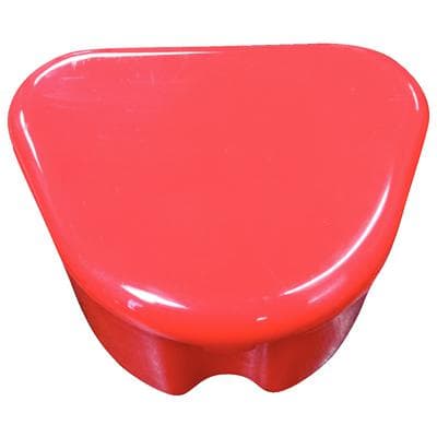 Plasdent Deep Dish Retainer Box, 1.5" Non-Ventilated, Red, with Identification Labels, 12/Box, 200DB-5 thumbnail 2