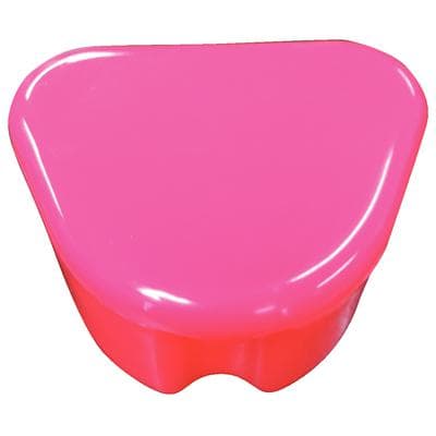 Plasdent Deep Dish Retainer Box, 1.5" Non-Ventilated, Neon Pink, with Identification Labels, 12/Box, 200DB-6 thumbnail 2
