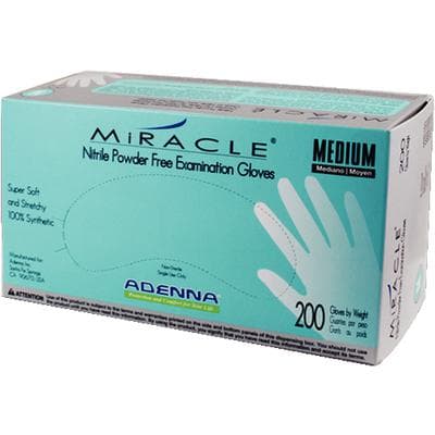 Adenna Miracle® Nitrile Exam Gloves, Powder-Free, Non-Sterile, Medium, Blue, 200/Box, MIR165 thumbnail 14