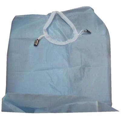 Krestex Patient Aprons, Blue, Ankle Length, Plastic, 36" x 54", 1/Pkg thumbnail 2