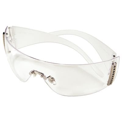 Hager Jewels Women's Series Protective Eyewear, Anti-Scratch, Rhinestone, Clear Lens, Clear Frosted Frame, Small, 355713 thumbnail 7