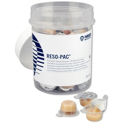 Hager Reso-Pac Hydrophilic Periodontal Dressing, Uni-Dose 2 g Cups, 50/Pkg, 155019 thumbnail 11