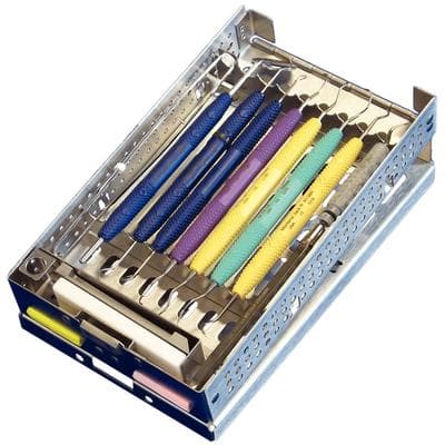 PDT FlipTop Cassette C Fixed Rack 9, 9-Instrument Stainless Steel Sterilization Cassette, T009C-F thumbnail 6