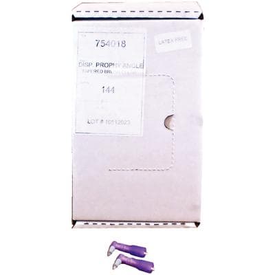 Prophy Perfect Disposable Prophy Angle with Tapered Brush, 90° Angle, Latex-Free, Gray, 144/Pkg, 1-10004BRC - Prophy Angle with Tapered Brush, 144/Pkg - Prophy Angle with Tapered Brush, 144/Pkg - Image 1