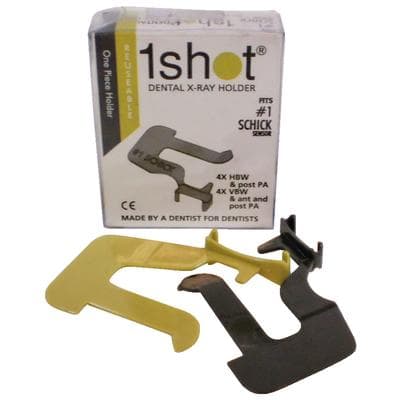 1shot Film and Sensor Holders for Schick Sensors Size 1, Bitewing, Autoclavable, Reusable, 8/Pkg - Film and Sensor Holders, 8/Pkg - Film And Sensor Holders For Schick Sensors Size 1 8/Pkg - Image 1