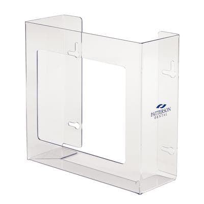 Patterson® Glove Dispenser, Clear Plastic, Double (2-Box), 10-1/2" W x 10" H x 3-3/4" D, Spring-Loaded, Wall Mountable/Countertop thumbnail 6