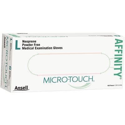 Micro-Touch Affinity Synthetic Exam Gloves, Powder-Free, Non-Sterile, Large, Green, Textured Fingertips, 100/Box, 3773 thumbnail 19
