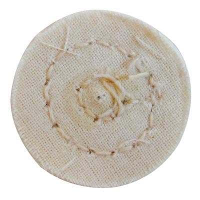 Muslin Buff Wheel, 1" Diameter, 16 Ply, Single Wheel - Muslin Buff Wheels - 1" Diameter, 16 Ply - Image 1