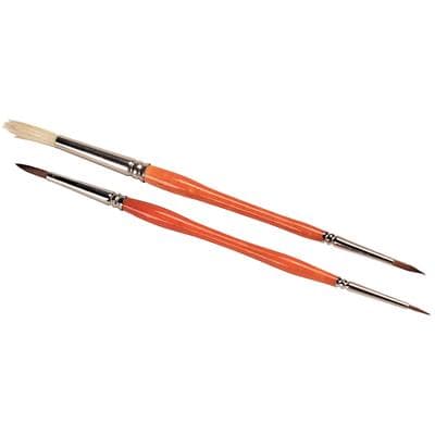 Whip Mix Double End Pattern Painter, Large, Red Sable & White Bristle, 11673 thumbnail 8