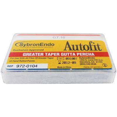 Kerr AutoFit Greater Taper Gutta-Percha Points, Size 0.10, Red, 50/Pk, 972-0104 thumbnail 17