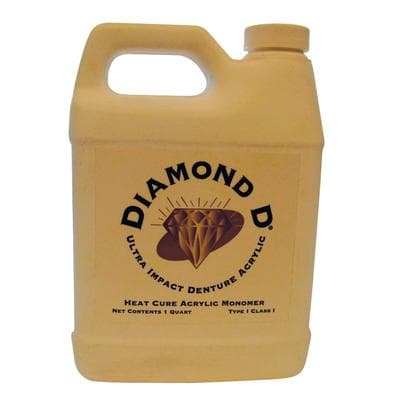 Diamond D Heat Cure Liquid Monomer, 1 Quart Bottle, 1013015 thumbnail 11