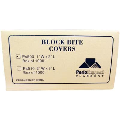 Plasdent Bite Block Covers, Clear, Disposable, 1" x 2", 1000/Box, PS500 thumbnail 19