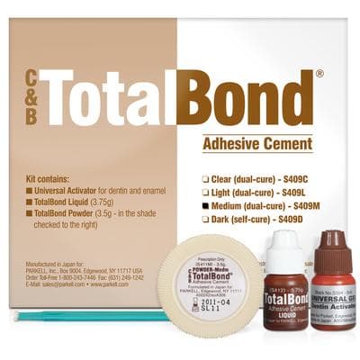 Parkell TotalBond Basic Adhesive Cement Kit, Medium Shade - TotalBond™ Basic Adhesive Cement Kit - Medium Shade - Image 1