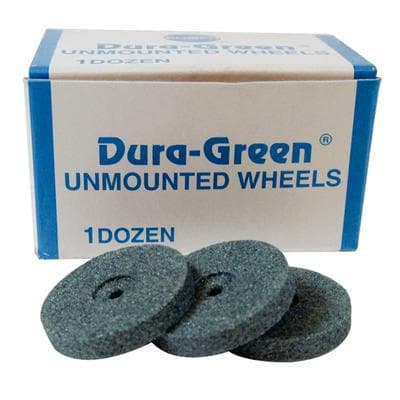 Shofu Dura-Green Unmounted Finishing Wheel #8, Silicon Carbide, 3mm Thick, 12/Box, #0152 thumbnail 5