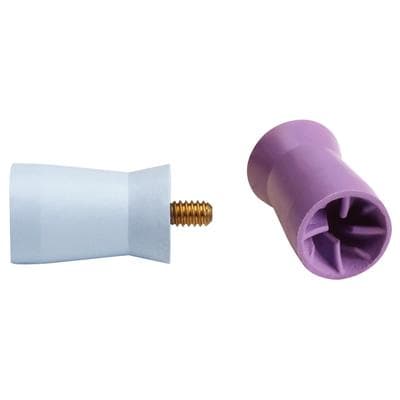 Turbo Plus™ Latex-Free Prophy Cup, Screw Type, Long, Firm, Light Blue, Webbed, 144/Pkg thumbnail 6