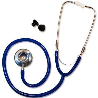 BV Medical Professional Dual Head Stethoscope, Royal Blue, 32" Overall Length, 1/Pkg - Professional Stethoscope - Stethoscope Dual Head Blue - Image 1