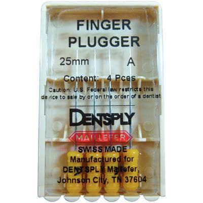 Dentsply Maillefer Finger Plugger, Size 20A (Yellow), Plastic Handle, 25mm, 4/Pkg, 671710 thumbnail 12