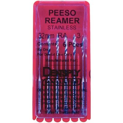 Dentsply Maillefer Peeso Reamer, Stainless Steel, RA, Size #3, 32 mm, 6/Pk, 671512 thumbnail 3